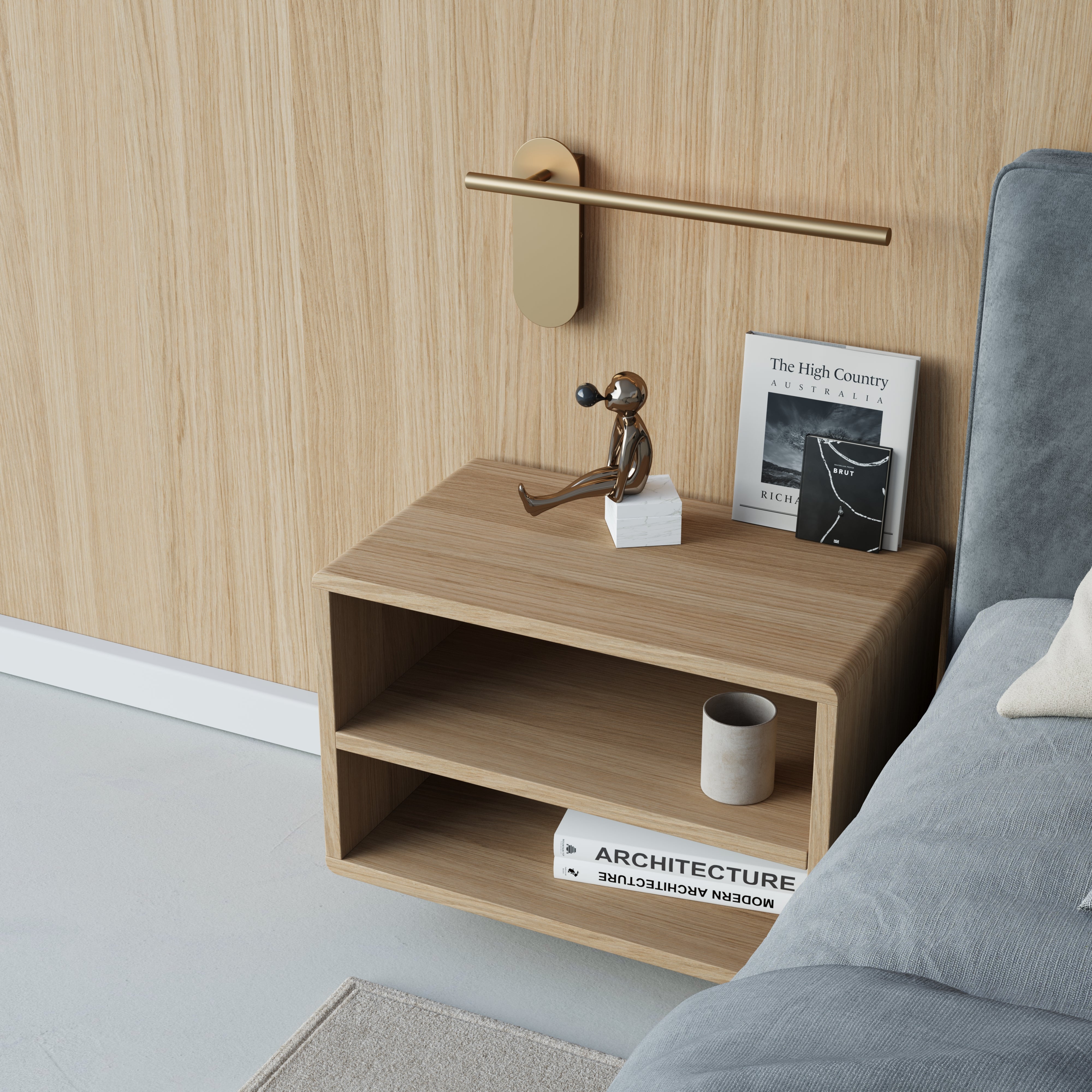 Floating Bedside table-Tetbury