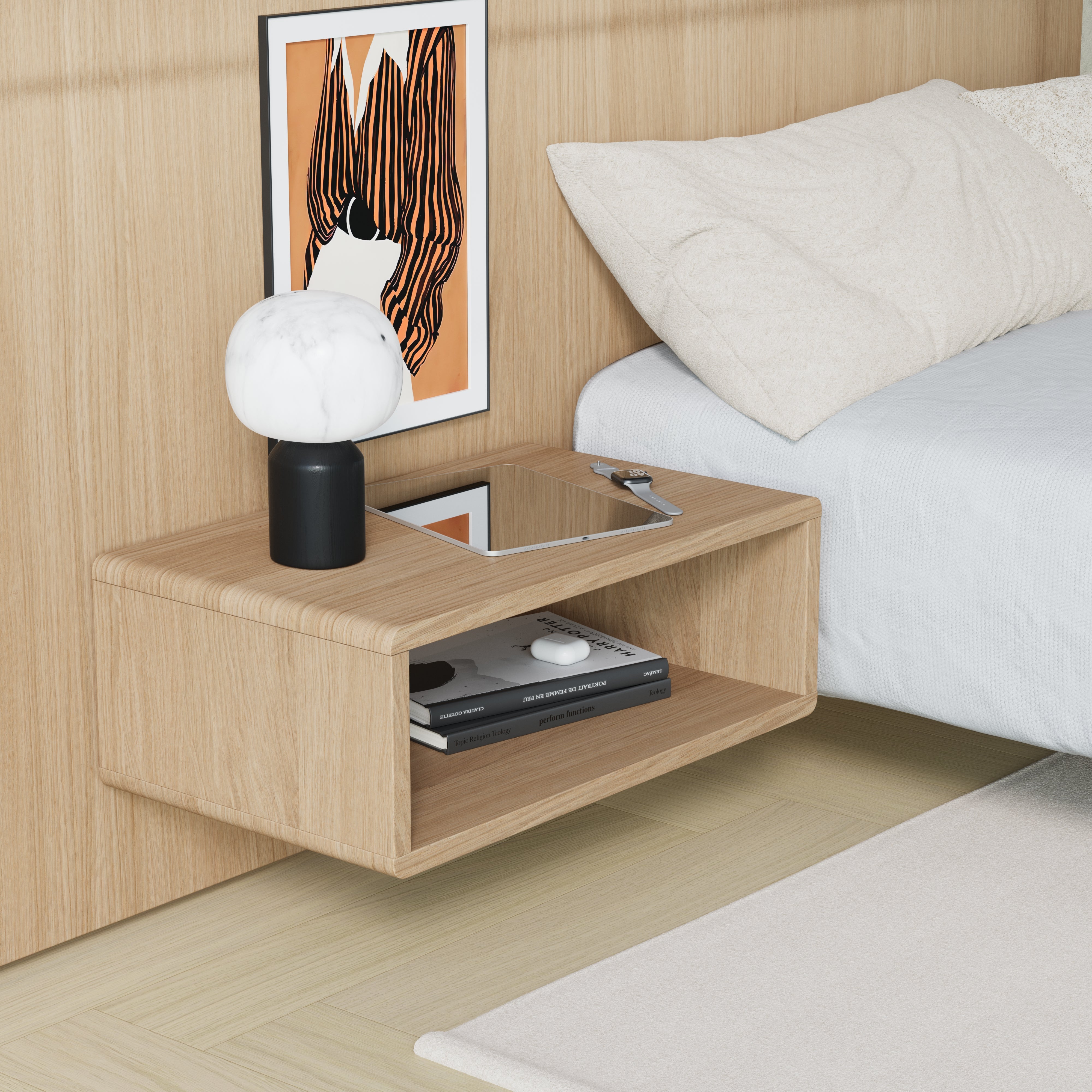 Floating Bedside table-Rye